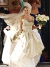 Carrie Bradshaw menyasszonyi ruhája
