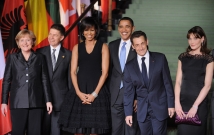 Michelle Obama - Azzedine Alaia ruhában