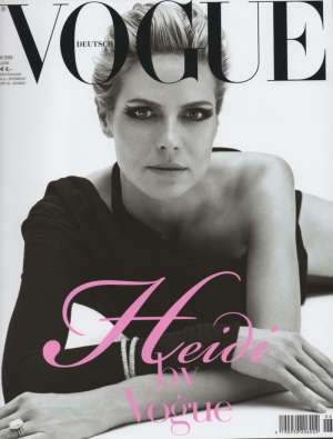 Heidi a Vogue magazinban
