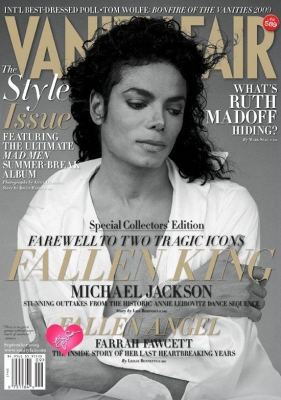 Michael Jackson és Farrah Fawcett a Vanity Fair címlapján