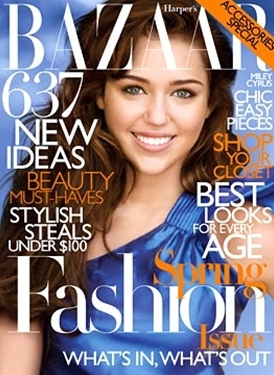 Harper's Bazaar - 2010. február/Miley Cyrus