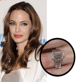 Brad Pitt tervezte Angelina Jolie eljegyzési gyűrűjét
