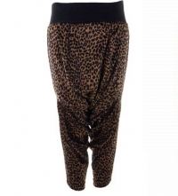 ANDREA CREWS - Cheetah print harem pants